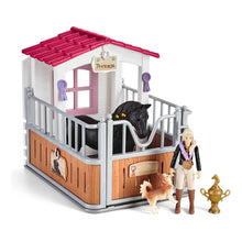 Load image into Gallery viewer, SCHLEICH Horse Club Horse Box with Horse Club Tori &amp; Princess Toy Playset, Unisex, 5 to 12 Years, Multi-colour (42437)
