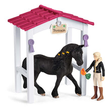 Load image into Gallery viewer, SCHLEICH Horse Club Horse Box with Horse Club Tori &amp; Princess Toy Playset, Unisex, 5 to 12 Years, Multi-colour (42437)
