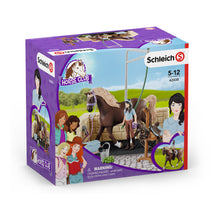 Load image into Gallery viewer, SCHLEICH Horse Club Washing Area with Horse Club Emily &amp; Luna  Toy Playset, Unisex, 5 to 12 Years, Multi-colour (42438)
