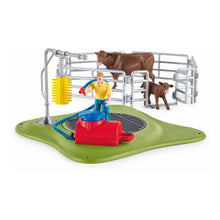 Load image into Gallery viewer, SCHLEICH Farm World Happy Cow Wash Toy Playset, Unisex, 3 to 8 Years, Multi-colour (42529)
