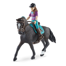 Load image into Gallery viewer, SCHLEICH Horse Club Lisa &amp; Storm Toy Figure Set, Unisex, 5 to 12 Years, Multi-colour (42541)
