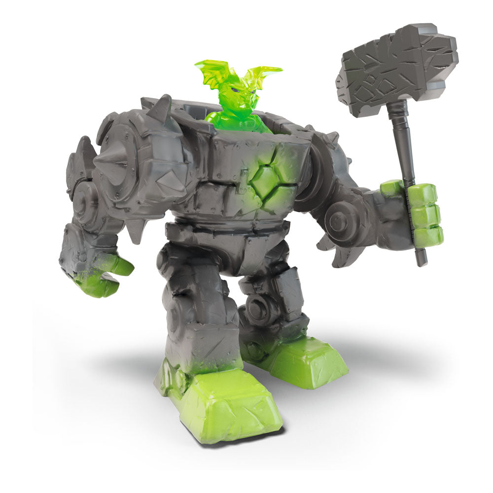 SCHLEICH Eldrador Mini Creatures Stone Robot Toy Figure, Unisex, 7 to 12 Years, Multi-colour (42547)