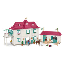 Load image into Gallery viewer, SCHLEICH Horse Club Lakeside Country House and Stable Toy Playset, Unisex, 5 to 12 Years, Multi-colour (42551)
