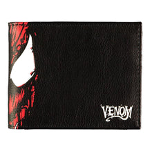 Load image into Gallery viewer, MARVEL COMICS Venom Two-toned Coloured Graphic Bi-Fold Wallet, Male, Black (MW555648SPN)
