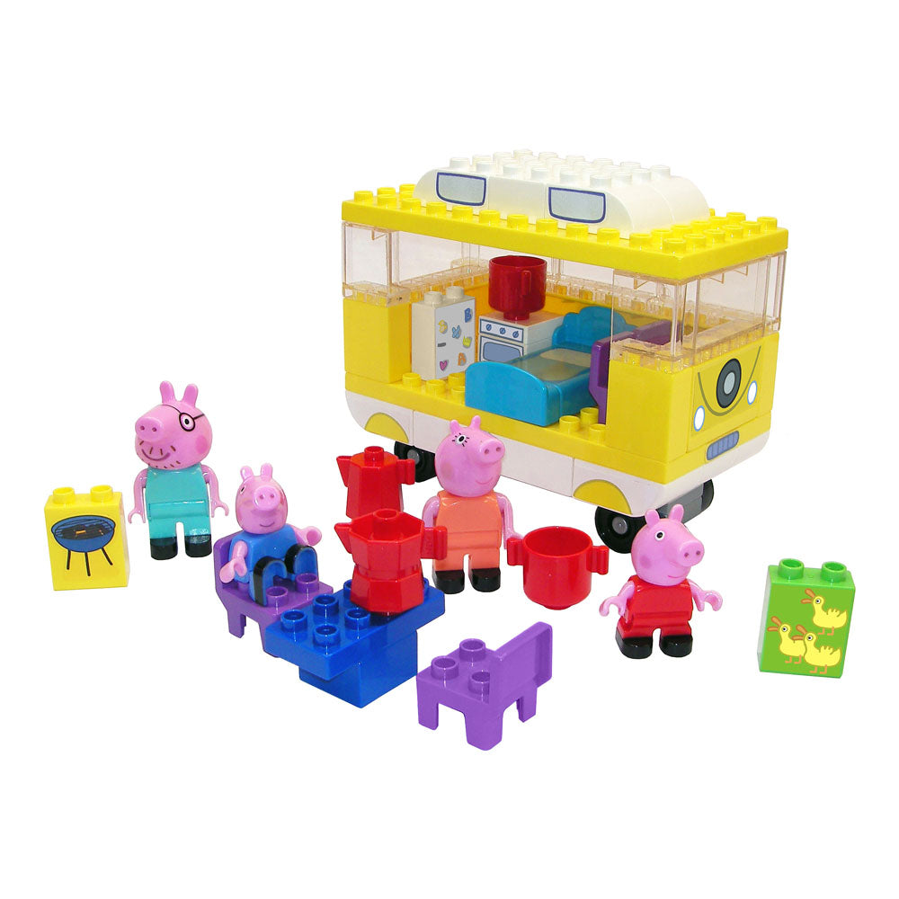 PEPPA PIG BIG-Bloxx Campervan Construction Set Toy Playset, 18 Months to Five Years, Multi-colour (800057145)
