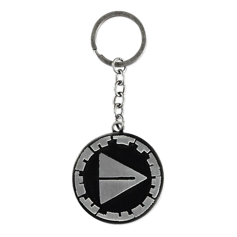 HORIZON FORBIDDEN WEST Focus Logo Metal Keychain, Black/Silver (KE136108HFW)