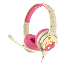 Load image into Gallery viewer, NINTENDO Animal Crossing Isabelle Interactive Study Premier Children&#39;s Headphone with Boom Microphone, 3 Years and Above, Cream/Pink (AC0848)

