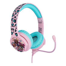 Load image into Gallery viewer, LOL SURPRISE Let&#39;s Dance Interactive Study Premier Children&#39;s Headphone with Boom Microphone, 3 Years and Above, Pink/Turquoise (LOL814)
