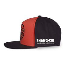 Load image into Gallery viewer, MARVEL COMICS Shang-Chi and the Legend of the Ten Rings Crest Logo Snapback Baseball Cap
