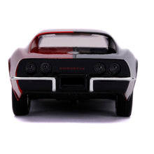 Load image into Gallery viewer, DC COMICS Batman Hollywood Rides Harley Quinn 1969 Corvette Stingray Sports Car Die-cast Vehicle, Scale 1:32 (253252015)
