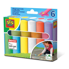 Load image into Gallery viewer, SES CREATIVE Children's Playground Chalks, 6 Pack, 2 to 12 Years, Multi-colour (02206)
