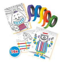 Load image into Gallery viewer, SES CREATIVE Children&#39;s I Learn to Stick Kit, 3 to Six Years, Multi-colour (14810)

