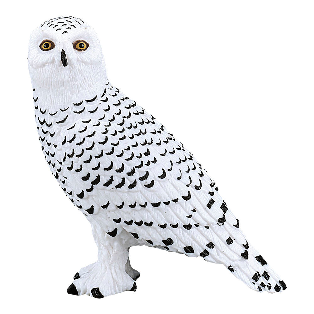 ANIMAL PLANET Mojo Woodlands Snowy Owl Toy Figure, Three Years and Above, White (387201)