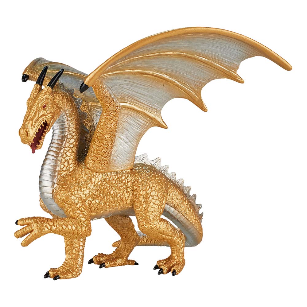 ANIMAL PLANET Mojo Fantasy Golden Dragon  Toy Figure, Three Years and Above, Gold (387256)
