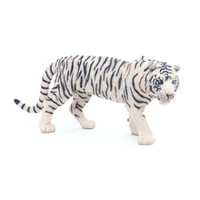 Load image into Gallery viewer, PAPO Wild Animal Kingdom White Tiger Toy Figure, Three Years or Above, White/Black (50045)
