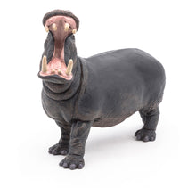 Load image into Gallery viewer, PAPO Wild Animal Kingdom Hippopotamus Toy Figure, Three Years or Above, Grey (50051)
