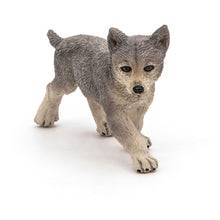 Load image into Gallery viewer, PAPO Wild Animal Kingdom Wolf Cub Toy Figure (50162)
