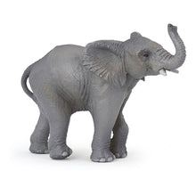 Load image into Gallery viewer, PAPO Wild Animal Kingdom Young Elephant Toy Figure, Three Years or Above, Grey (50225)
