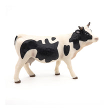 Load image into Gallery viewer, PAPO Farmyard Friends Black and White Cow Toy Figure, Three Years or Above, White/Black (51148)
