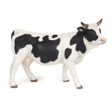 Load image into Gallery viewer, PAPO Farmyard Friends Black and White Cow Toy Figure, Three Years or Above, White/Black (51148)
