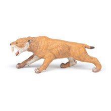 Load image into Gallery viewer, PAPO Dinosaurs Smilodon Toy Figure, Three Years or Above, Tan (55022)
