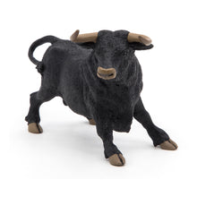 Load image into Gallery viewer, PAPO Farmyard Friends Andalusian Bull Toy Figure, Three Years or Above, Black (51050)

