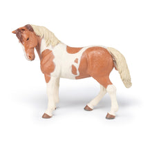 Load image into Gallery viewer, PAPO Horse and Ponies Pinto Mare Toy Figure, Three Years or Above, Brown/White (51094)
