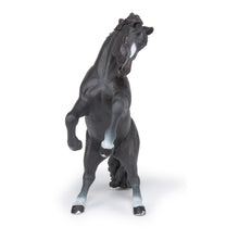 Load image into Gallery viewer, PAPO Horse and Ponies Black Reared Up Horse Toy Figure, Three Years or Above, Black (51522)
