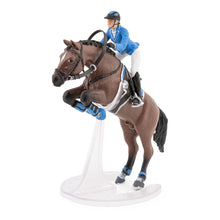 Load image into Gallery viewer, PAPO Horse and Ponies Jumping Horse with Riding Girl Toy Figure, Three Years or Above, Multi-colour (51560)
