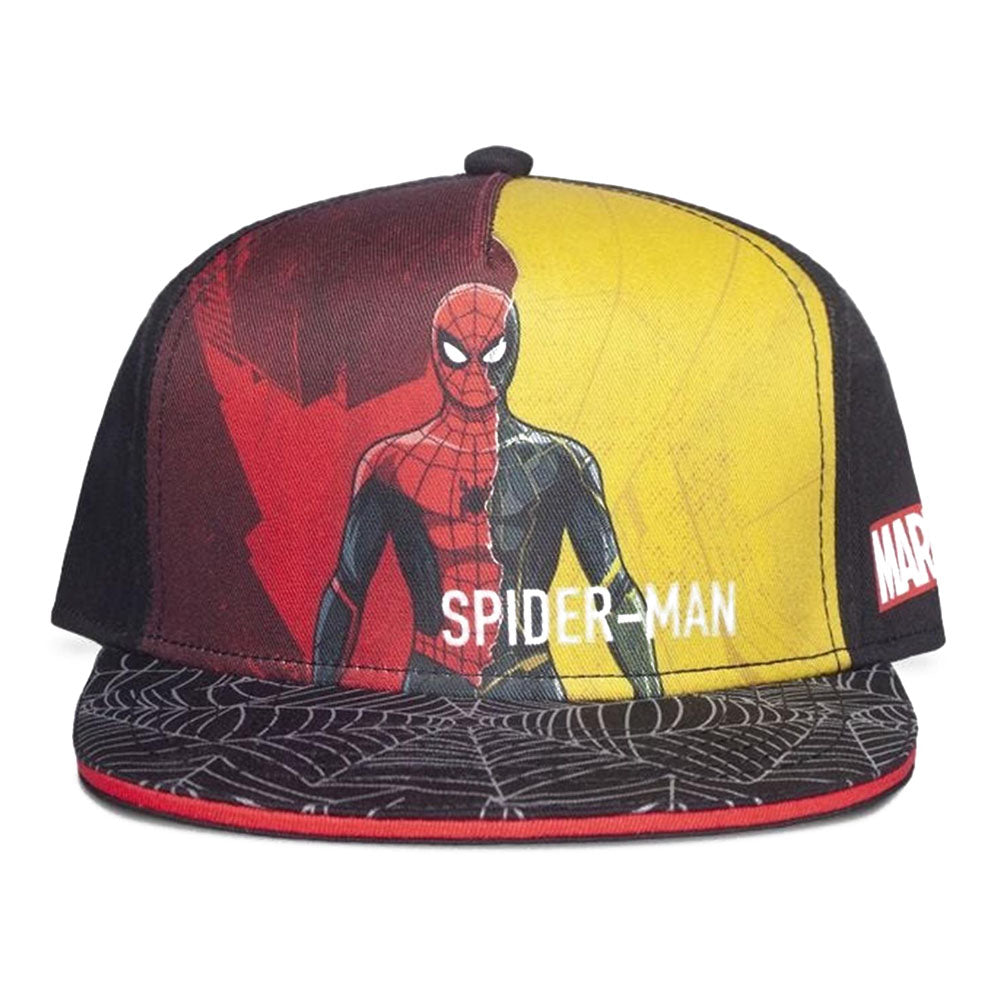 MARVEL COMICS Spider-man: No Way Home Two Tone Graphic Kid's Snapback Baseball Cap (SB625423SPN)