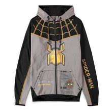 Load image into Gallery viewer, MARVEL COMICS Spider-man: No Way Home Gold Logo Web Technical Premium Hoodie
