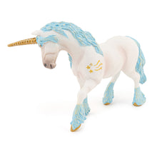 Load image into Gallery viewer, PAPO The Enchanted World Magic Unicorn Toy Figure, Three Years or Above, White/Blue (38824)
