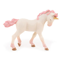 Load image into Gallery viewer, PAPO The Enchanted World Young Unicorn Toy Figure, Three Years or Above, White/Pink (39078)
