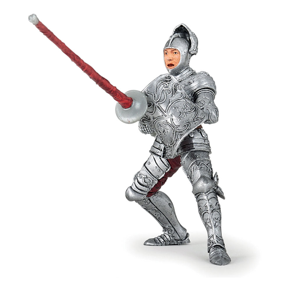 PAPO Fantasy World Knight in Armour Toy Figure, Three Years or Above, Silver (39798)