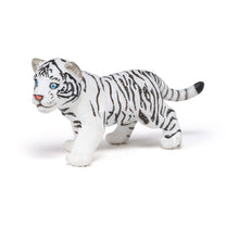 Load image into Gallery viewer, PAPO Wild Animal Kingdom White Tiger Cub Toy Figure, Three Years or Above, Black/White (50048)
