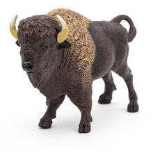 Load image into Gallery viewer, PAPO Wild Animal Kingdom American Buffalo Toy Figure, Three Years or Above, Black/Brown (50119)
