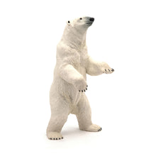 Load image into Gallery viewer, PAPO Wild Animal Kingdom Standing Polar Bear Toy Figure, Three Years or Above, White (50172)
