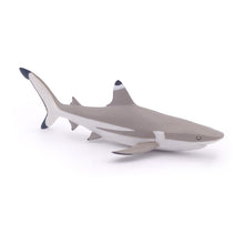 Load image into Gallery viewer, PAPO Marine Life Blacktip Reef Shark Toy Figure, Three Years or Above, Grey/White (56034)
