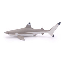 Load image into Gallery viewer, PAPO Marine Life Blacktip Reef Shark Toy Figure, Three Years or Above, Grey/White (56034)
