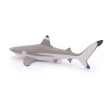 Load image into Gallery viewer, PAPO Marine Life Blacktip Reef Shark Toy Figure, Three Years or Above, Grey/White (56034)
