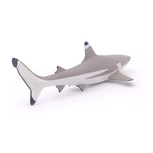 Load image into Gallery viewer, PAPO Marine Life Blacktip Reef Shark Toy Figure, Three Years or Above, Grey/White (56034)
