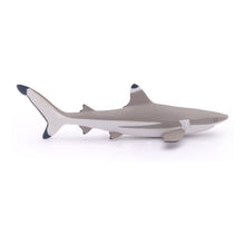 Load image into Gallery viewer, PAPO Marine Life Blacktip Reef Shark Toy Figure, Three Years or Above, Grey/White (56034)
