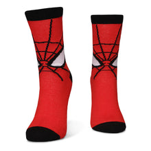 Load image into Gallery viewer, MARVEL COMICS Spider-man Masked Hero Novelty Socks, 1 Pack, Unisex
