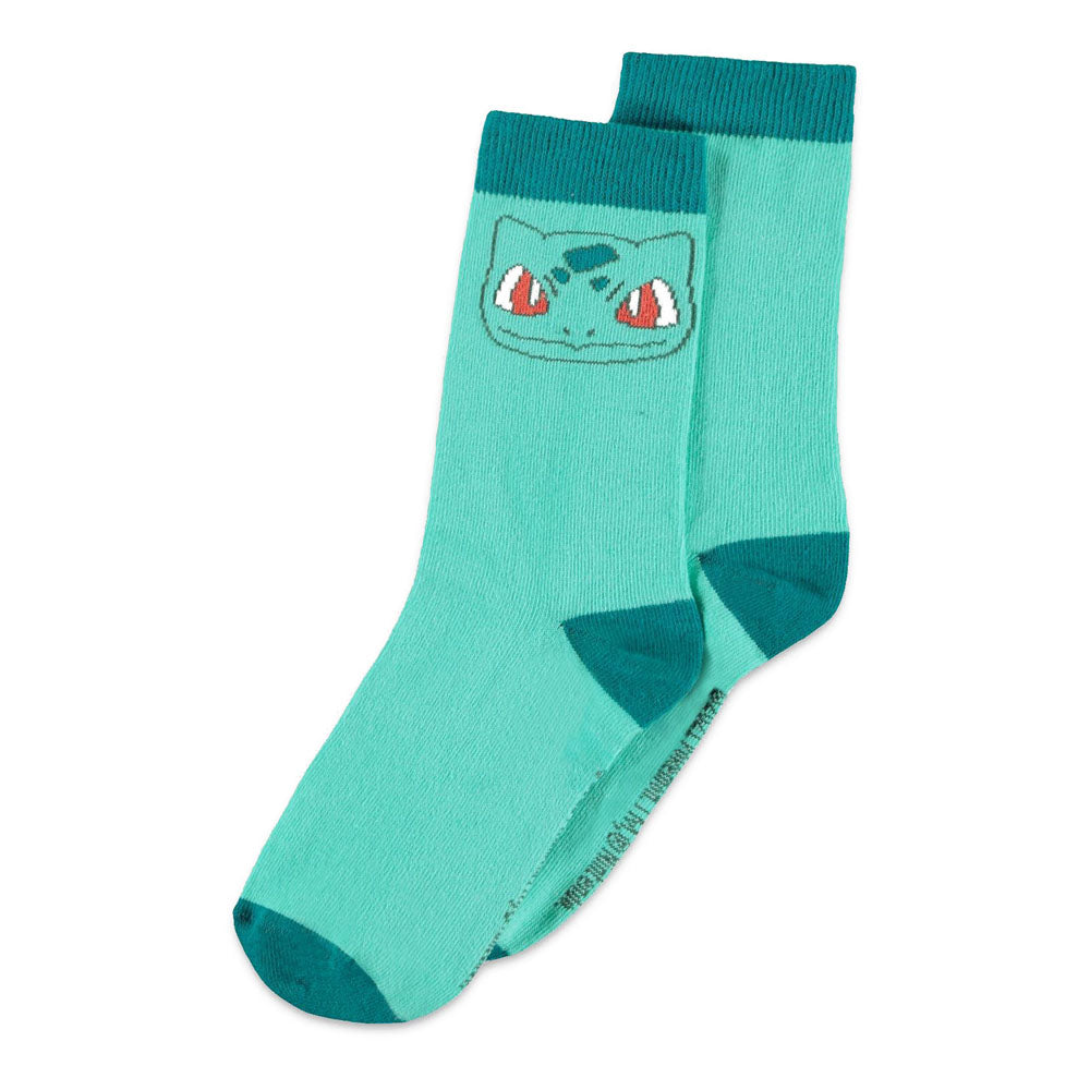 POKEMON Bulbasaur Novelty Socks, 1 Pack, Unisex