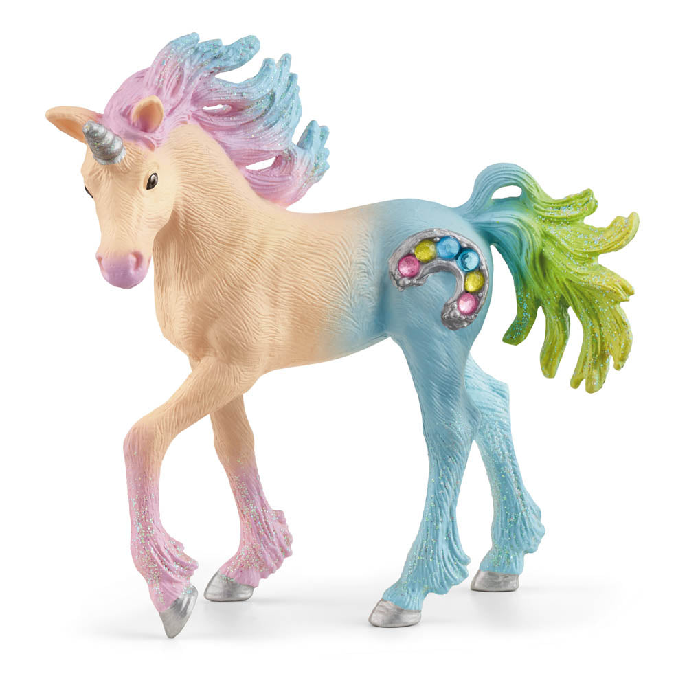 SCHLEICH Bayala Marshmallow Unicorn Foal Toy Figure (70724)
