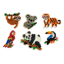 Load image into Gallery viewer, SES CREATIVE Jungle Animals Iron-on Beads Mosaic Set, 5 Years or Above (06303)
