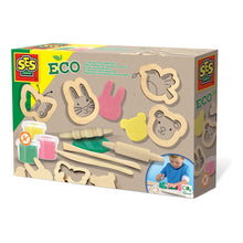 Load image into Gallery viewer, SES CREATIVE Eco Dough with Wooden Tools Set, 3 Years and Above (24917)
