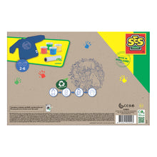 Load image into Gallery viewer, SES CREATIVE Eco Fingerpaint Set with Children&#39;s Apron (24924)
