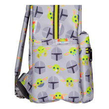 Load image into Gallery viewer, STAR WARS The Mandalorian The Child Grogu and Din Djarin All-over Print Children&#39;s Mini Backpack, Grey/Yellow (BP027084STW)
