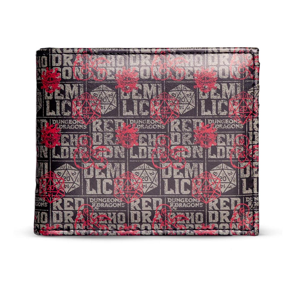 HASBRO Dungeons & Dragons Symbols All-over Print Bi-fold Wallet (MW551380HSB)